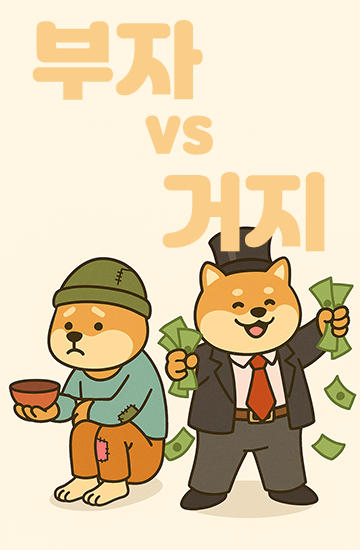 부자 vs 거지 테스트 시작 이미지